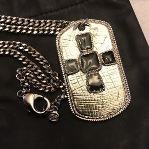 Chanel Dog Tag Necklace